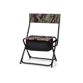 Foldable Fishing Chair With Backrest for Camping Hiking